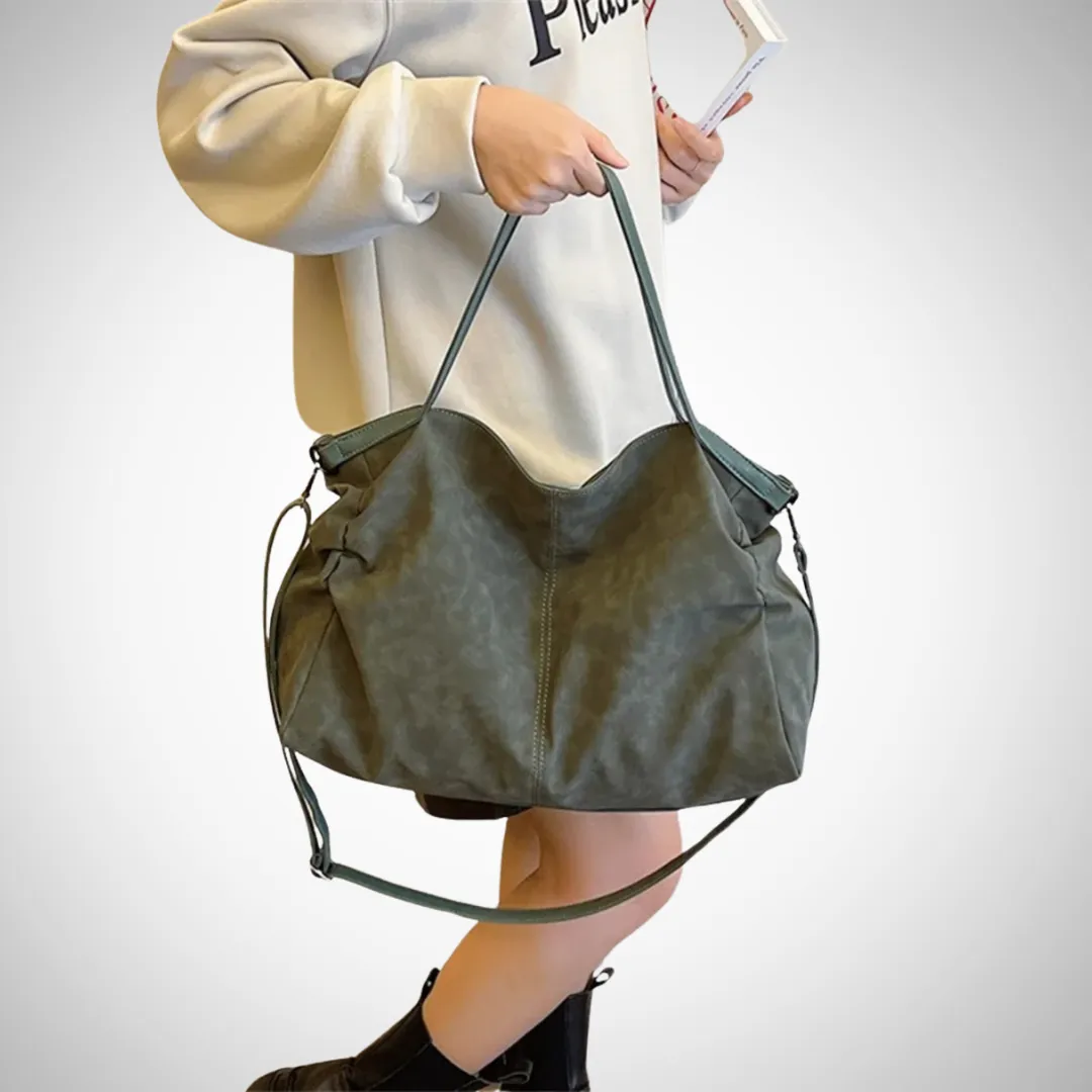 Nerissa Suede Shoulder Bag