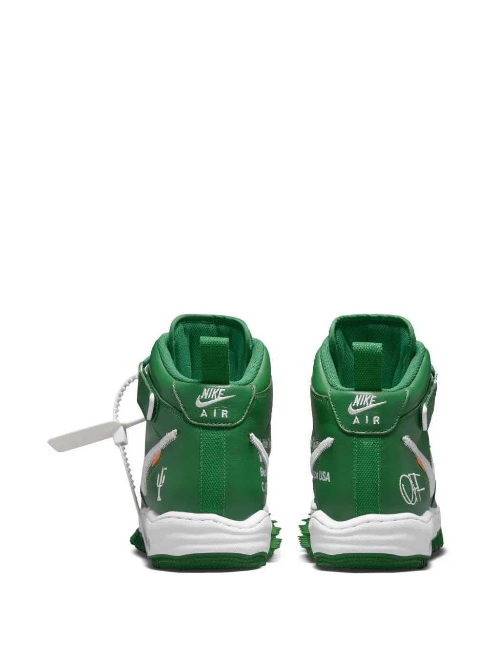 Nike X Off-White Air Force 1 Mid "Pine Green"