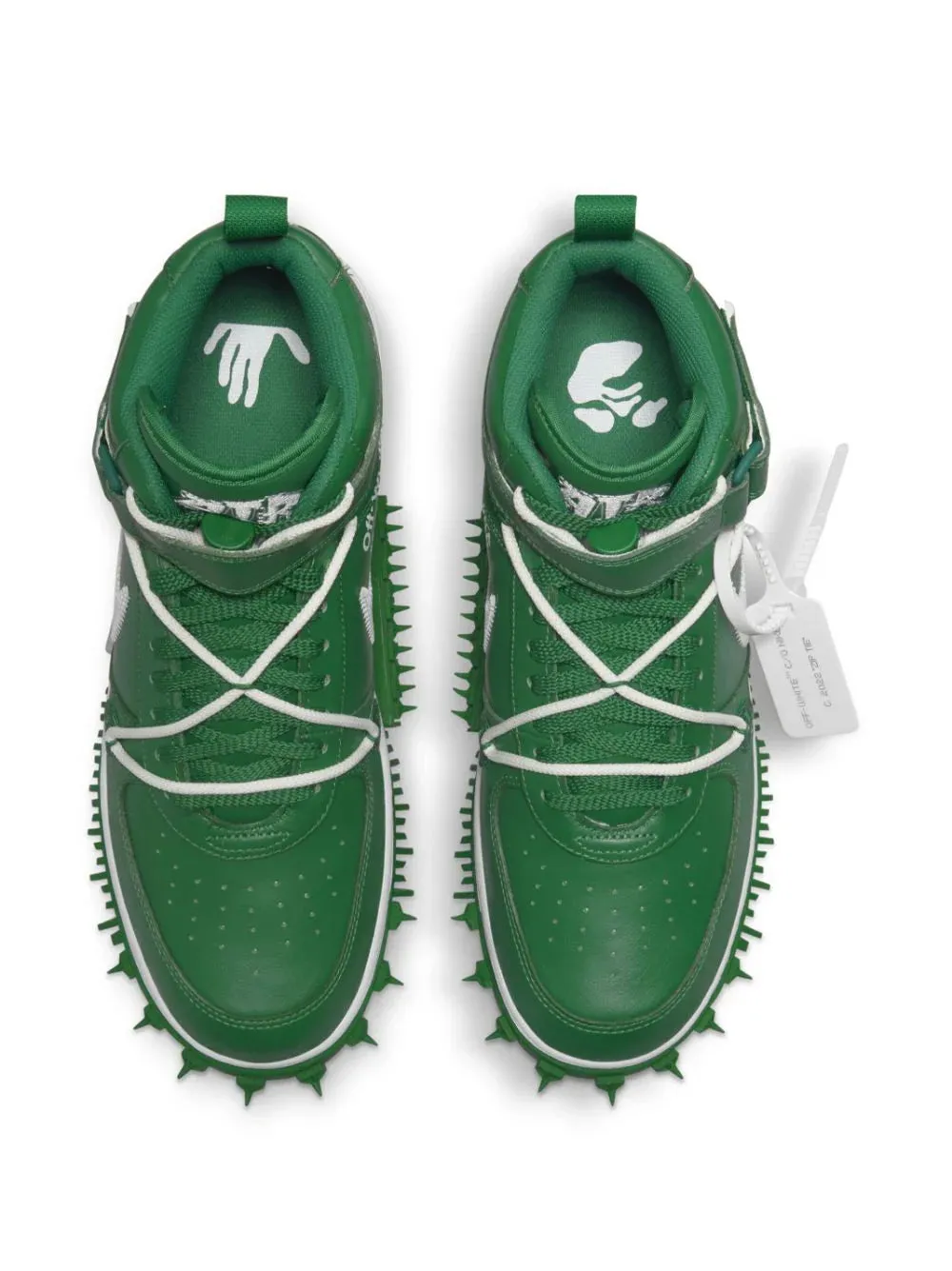 Nike X Off-White Air Force 1 Mid "Pine Green"