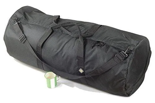 NorthStar Sports 1050 HD Tuff Cloth Diamond Ripstop Series Gear and Duffle Bag, 18 x 42-Inch, Midnight Black