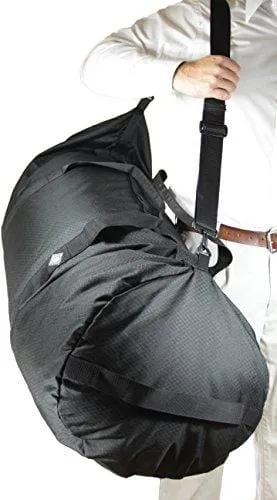 NorthStar Sports 1050 HD Tuff Cloth Diamond Ripstop Series Gear and Duffle Bag, 18 x 42-Inch, Midnight Black