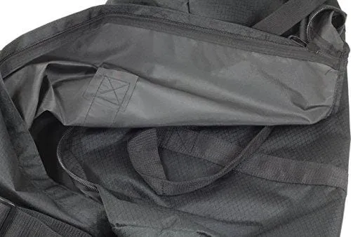 NorthStar Sports 1050 HD Tuff Cloth Diamond Ripstop Series Gear and Duffle Bag, 18 x 42-Inch, Midnight Black
