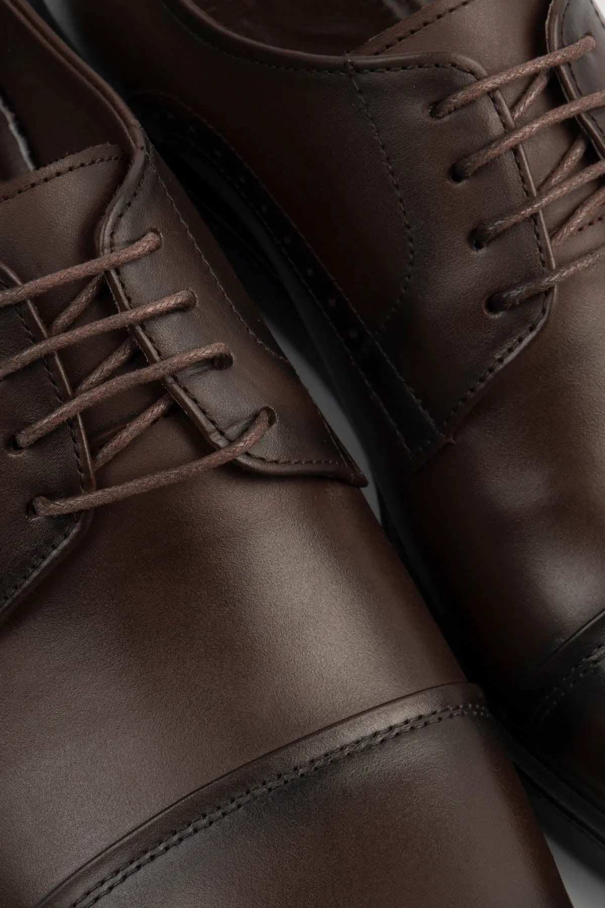 Oxford Brown Leather Shoes