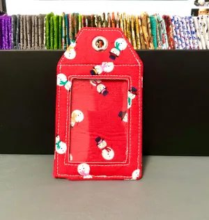 Pick any luggage tags; name tags - Christmas snowman