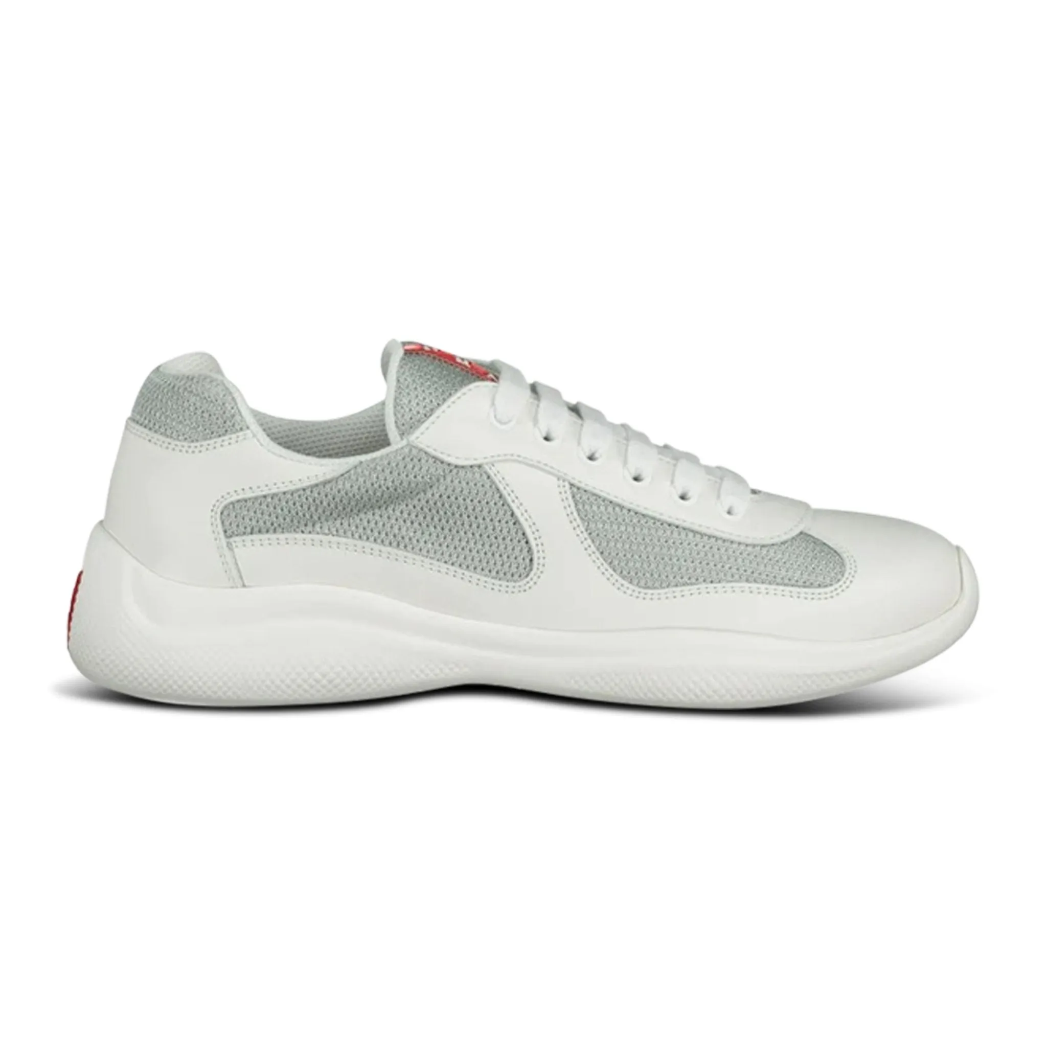 PRADA AMERICAS CUPS MESH TRAINERS WHITE NEW