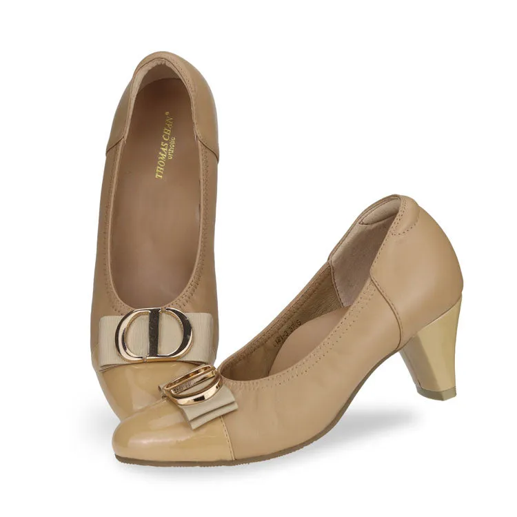 [Pre-Order] Classic Ribbon Court Shoes 2"inch [Office Wear Series]