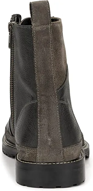 Reserved Footwear Men's Zero  Fashion Motorcycle Casual Boots  Color Black Size 9M