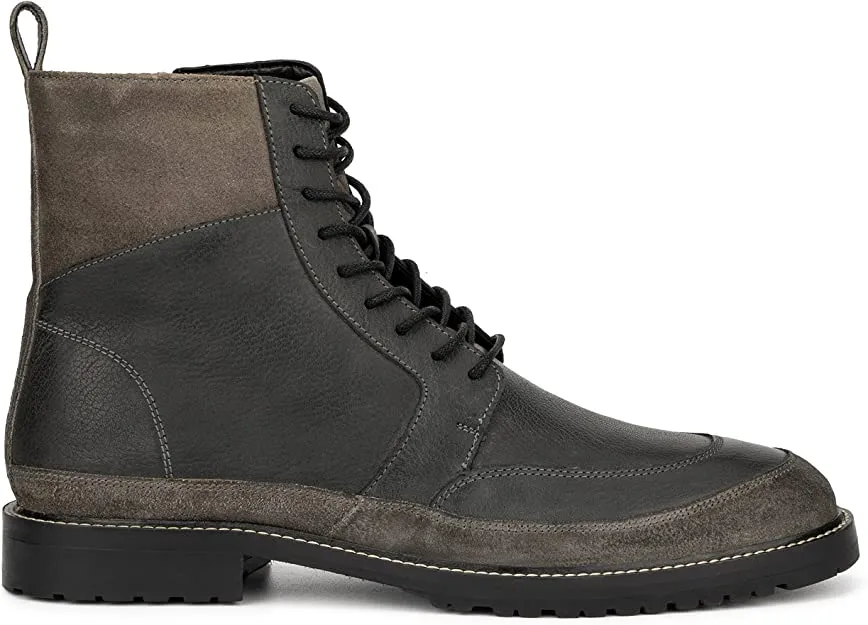 Reserved Footwear Men's Zero  Fashion Motorcycle Casual Boots  Color Black Size 9M