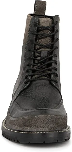 Reserved Footwear Men's Zero  Fashion Motorcycle Casual Boots  Color Black Size 9M
