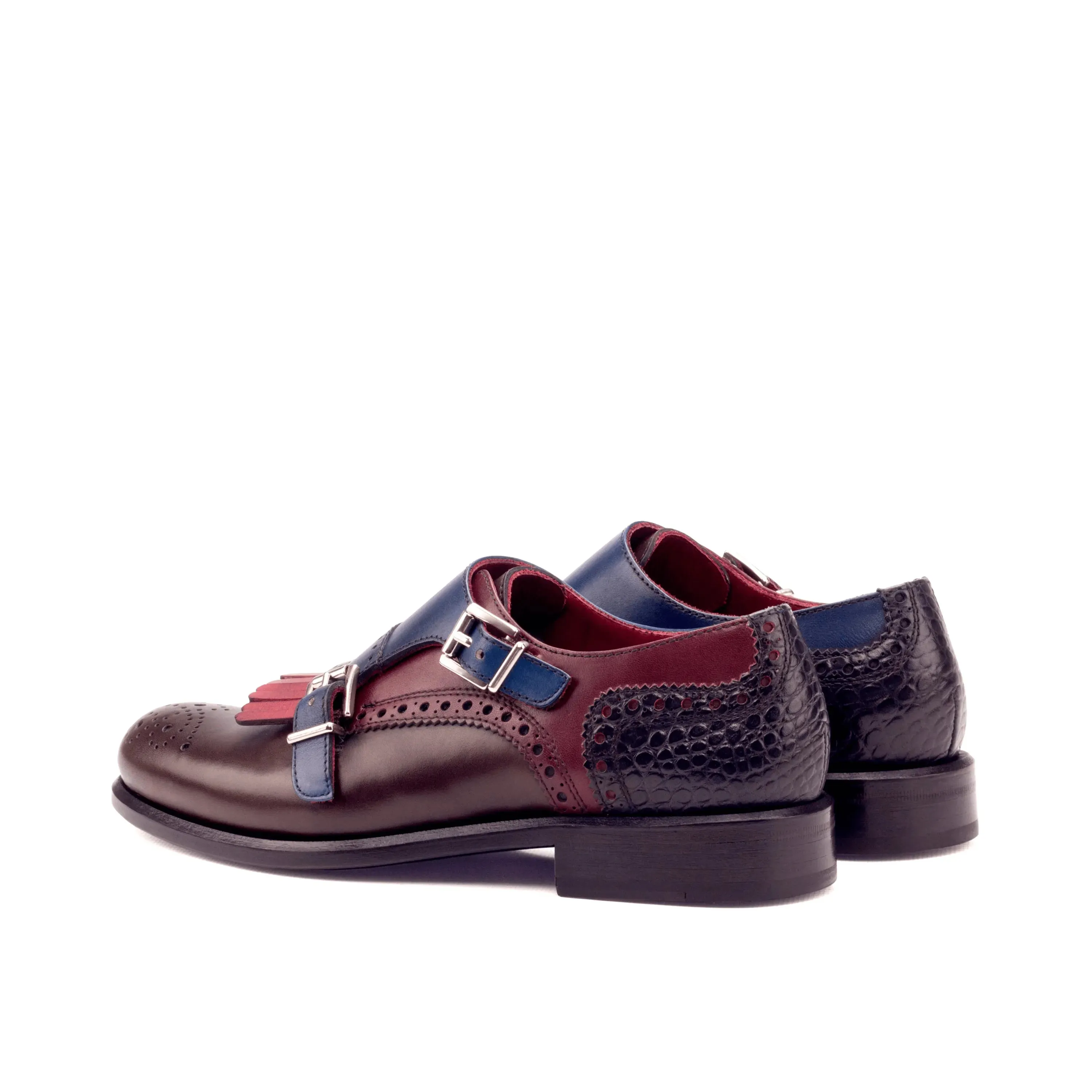 Rosa Kiltie unisex Monk Strap