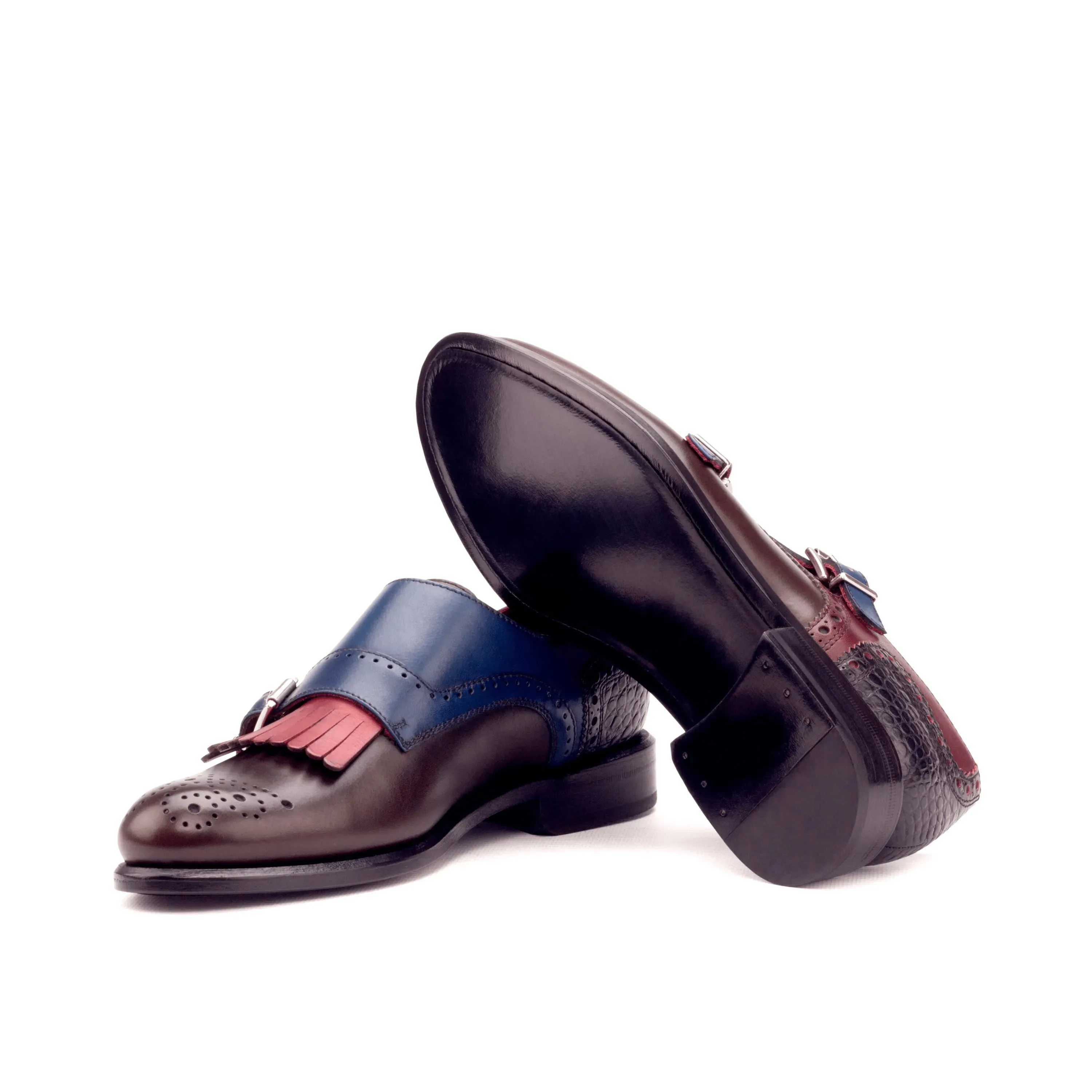 Rosa Kiltie unisex Monk Strap