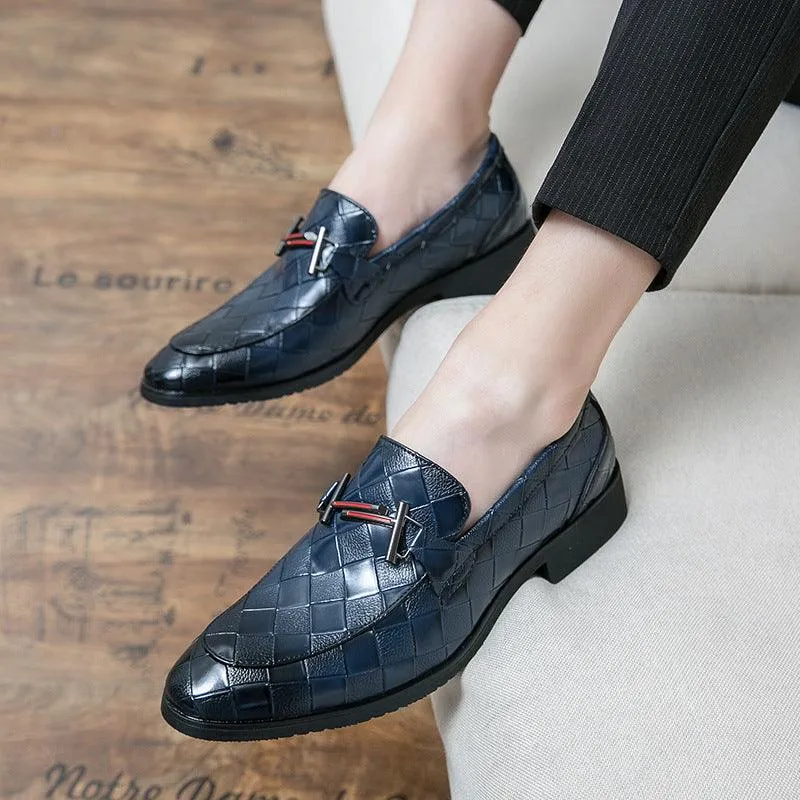 Rubber Low-top Formal Leather Shoes