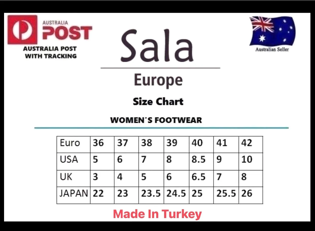 Sala Europe Katka Silver Grey Shoe Made In Turkey