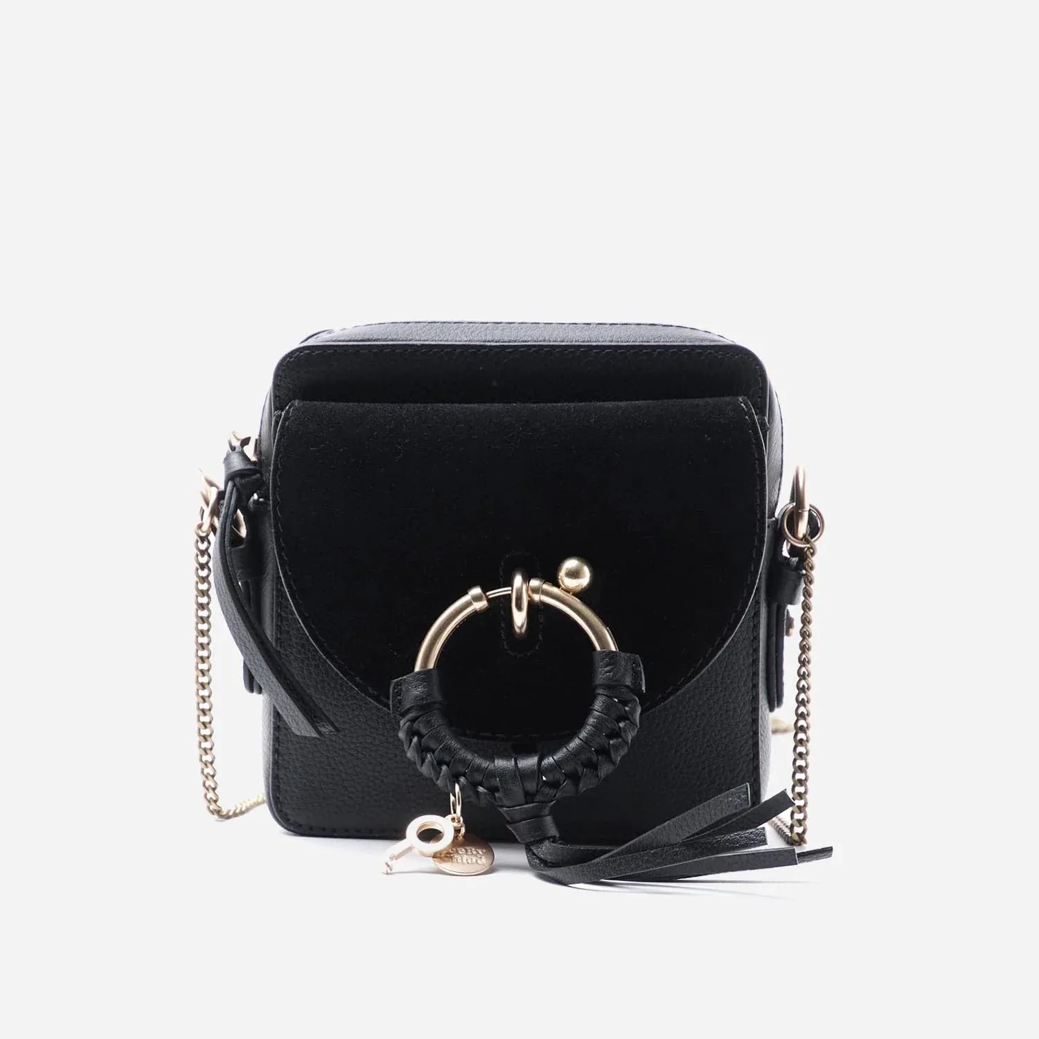 See by Chloé Mini Joan Camera Crossbody Bag Black CHS19SS994330 001