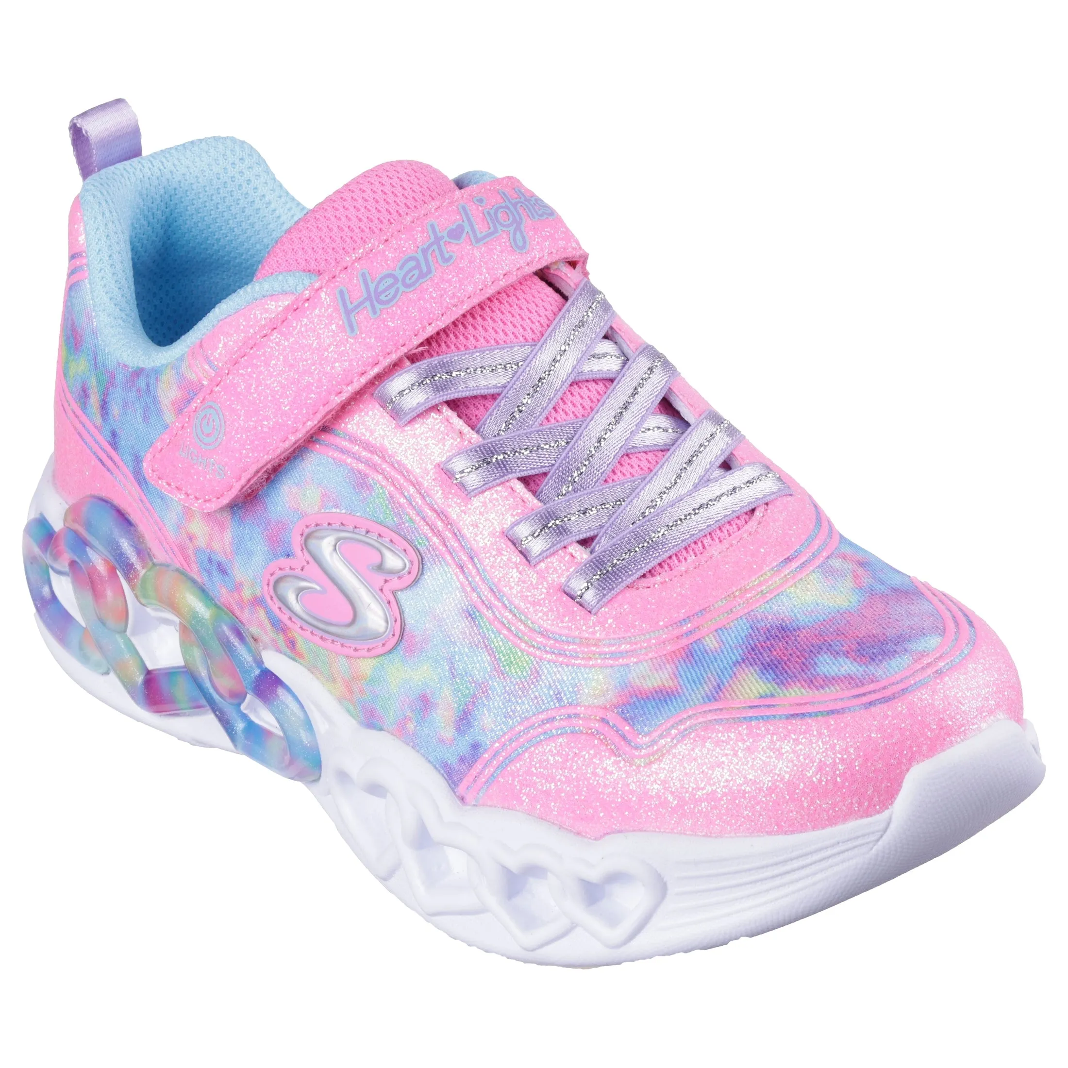 Skechers 303753L INFINITE HEART LIGHTS COLOR LOVIN Pink / Multi