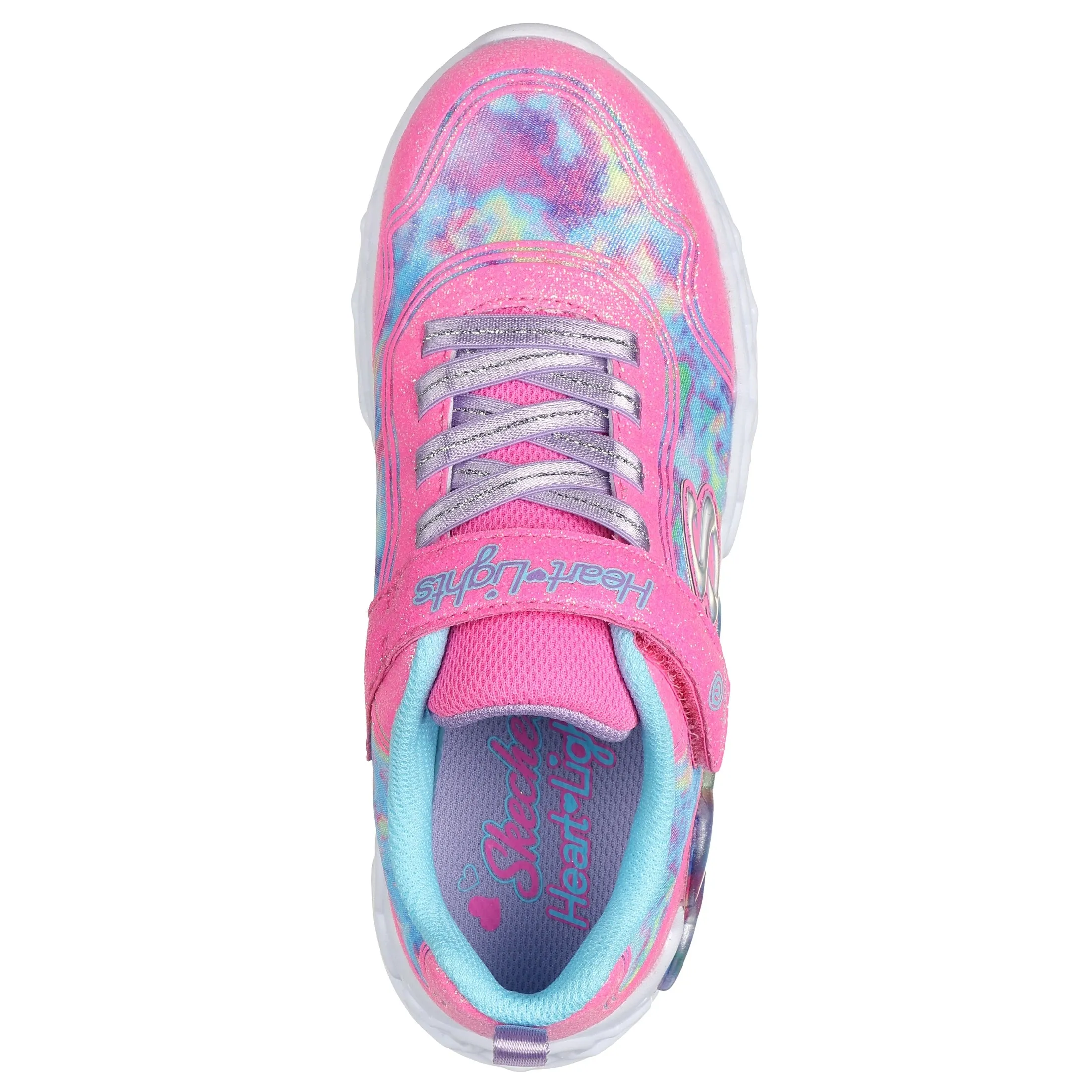 Skechers 303753L INFINITE HEART LIGHTS COLOR LOVIN Pink / Multi