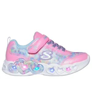 Skechers 303753L INFINITE HEART LIGHTS COLOR LOVIN Pink / Multi