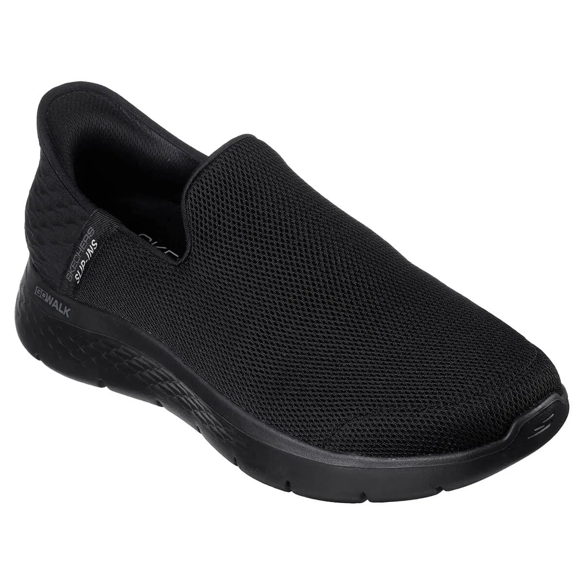 Skechers Men's Gowalk Flex Hands Free Slip-ins Athletic Slip-on Casual Walking Shoes Sneaker, Black, 11.5