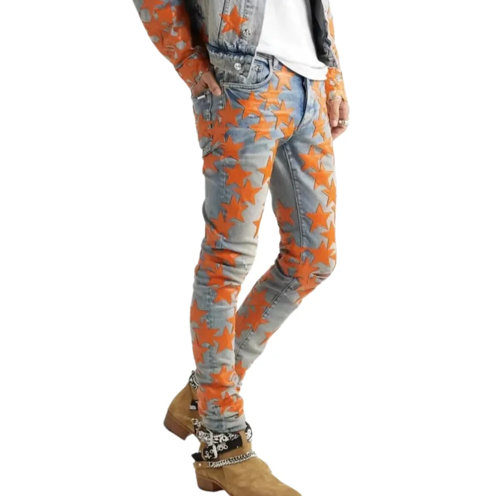 Street Star Leather Label Jeans