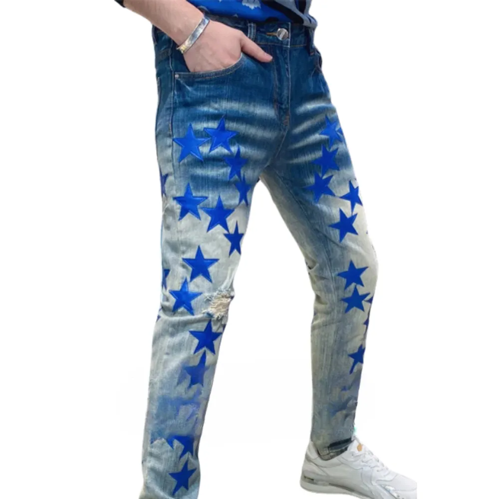 Street Star Leather Label Jeans
