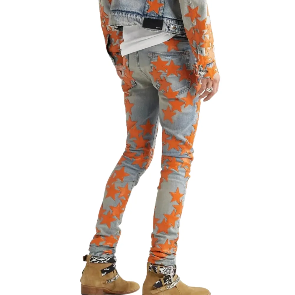 Street Star Leather Label Jeans