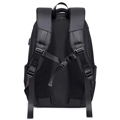 TRE Laptop Backpack Large Computer Backpack for Laptop with USB Charging Port Water-Repellent School Travel Backpack Casual Daypack for Business/College/Women/Men (Color : Blue)