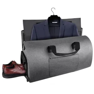 Vbiger Convertible Garment Bag Carry-on Large Duffel Bag Business Travel Bags with Shoulder Strap