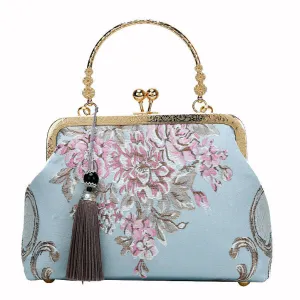 Vintage Tapestry Chain Shoulder Crossbody Messenger Bag