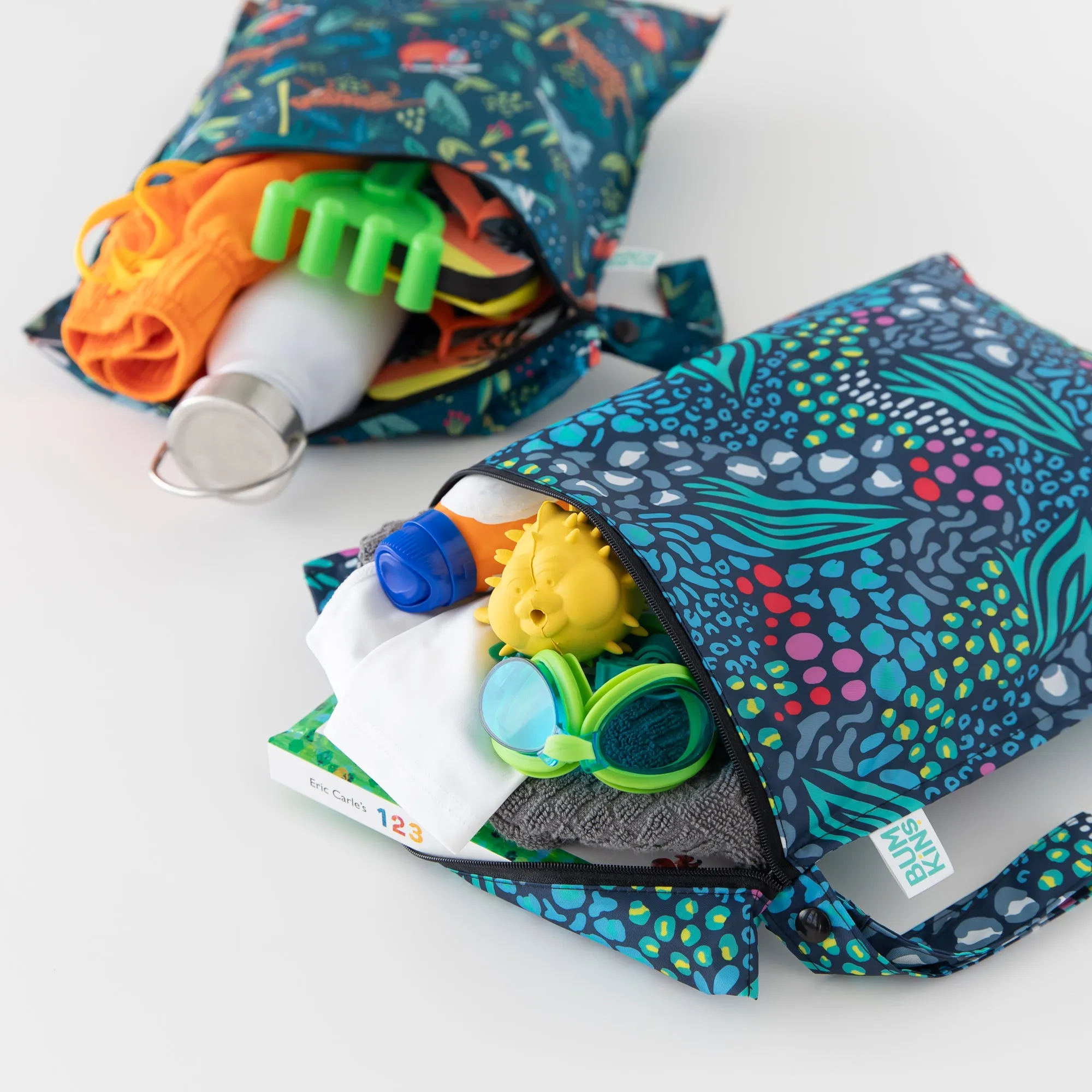 Wet Bag 2 Pack: Jungle   Animal Prints