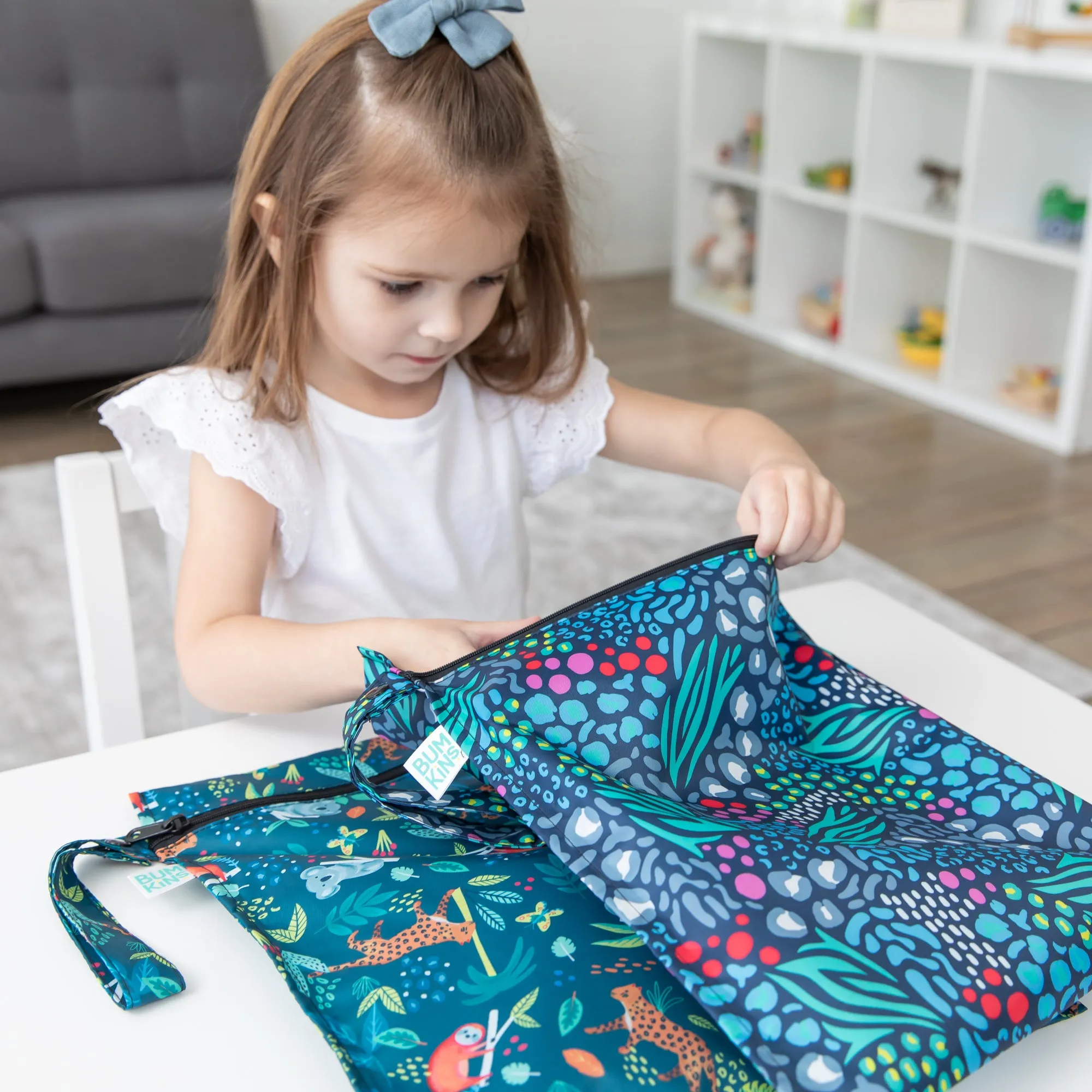 Wet Bag 2 Pack: Jungle   Animal Prints