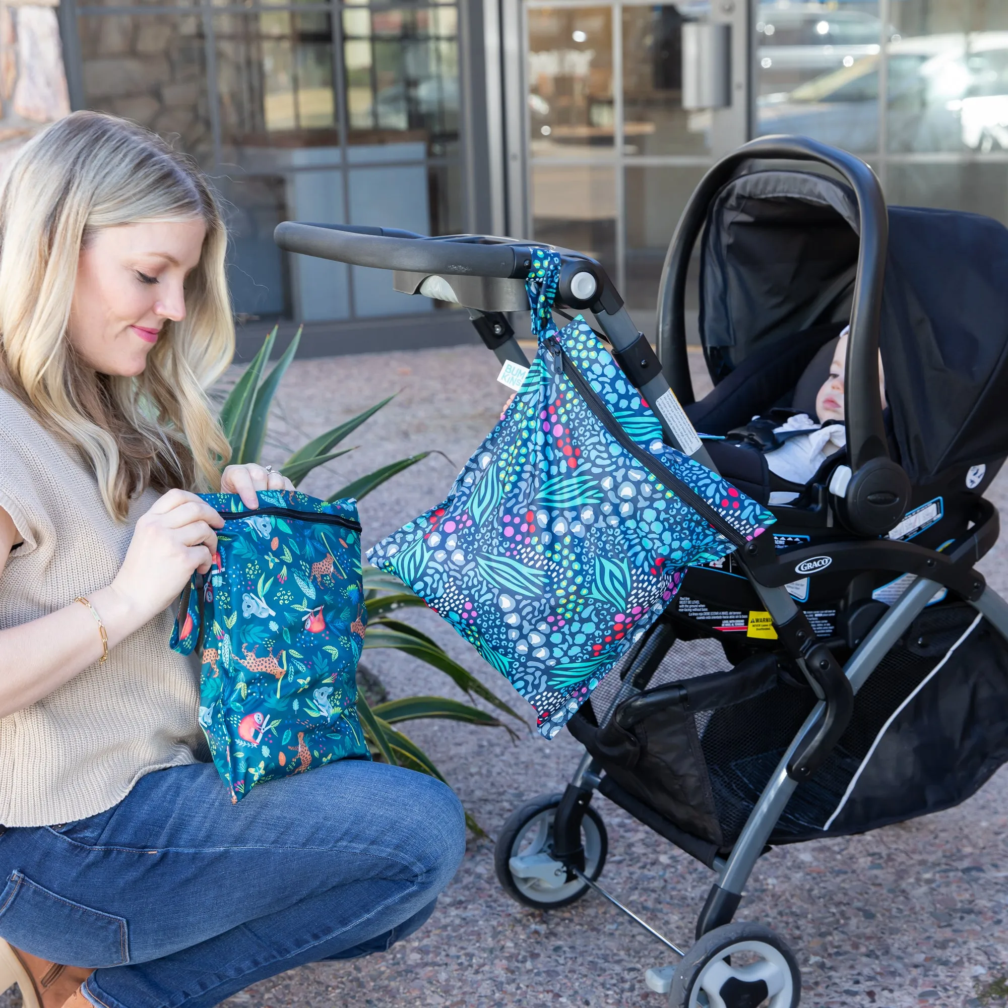 Wet Bag 2 Pack: Jungle   Animal Prints
