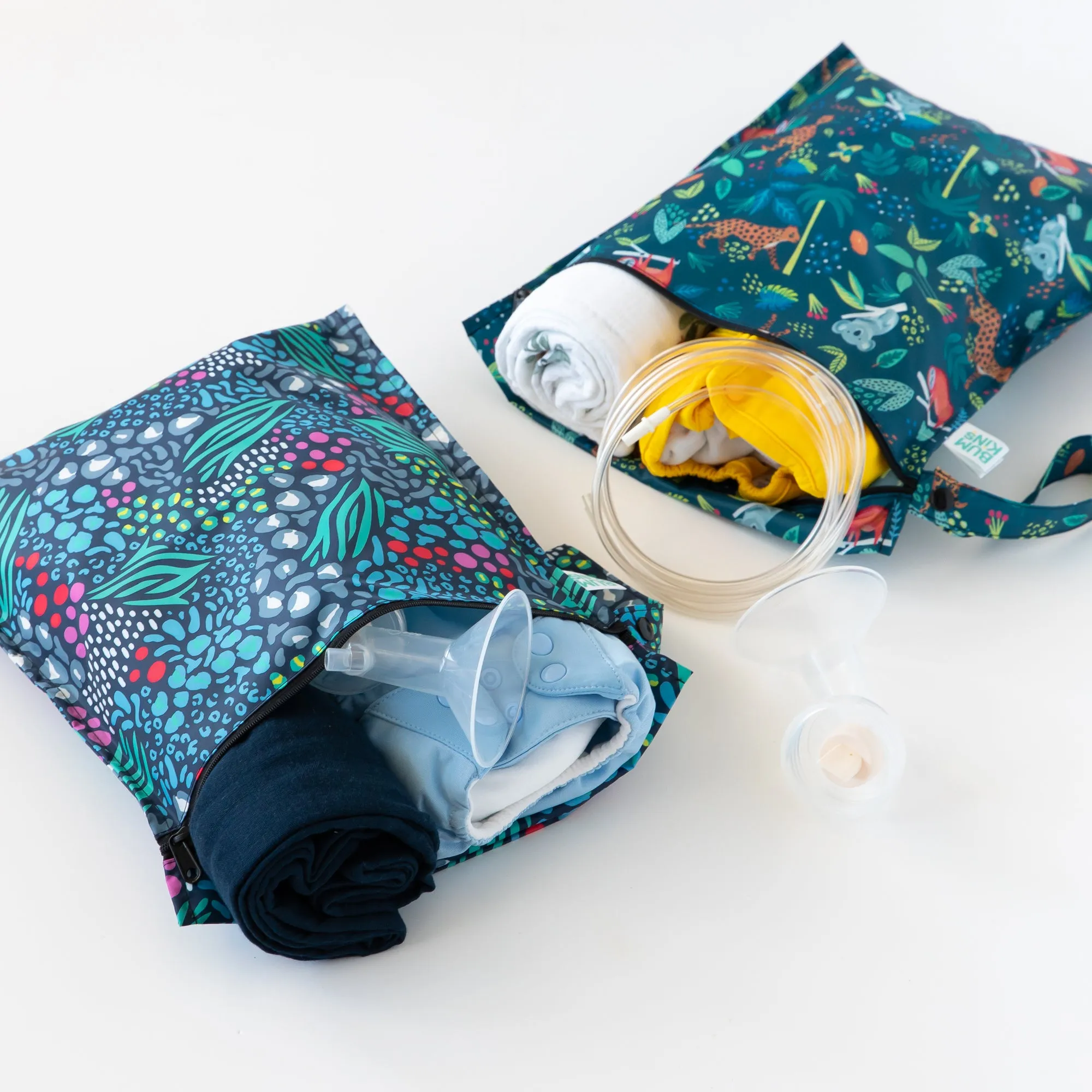 Wet Bag 2 Pack: Jungle   Animal Prints