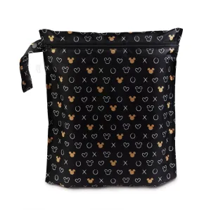 Wet Bag: Minnie Mouse Icon Black   White