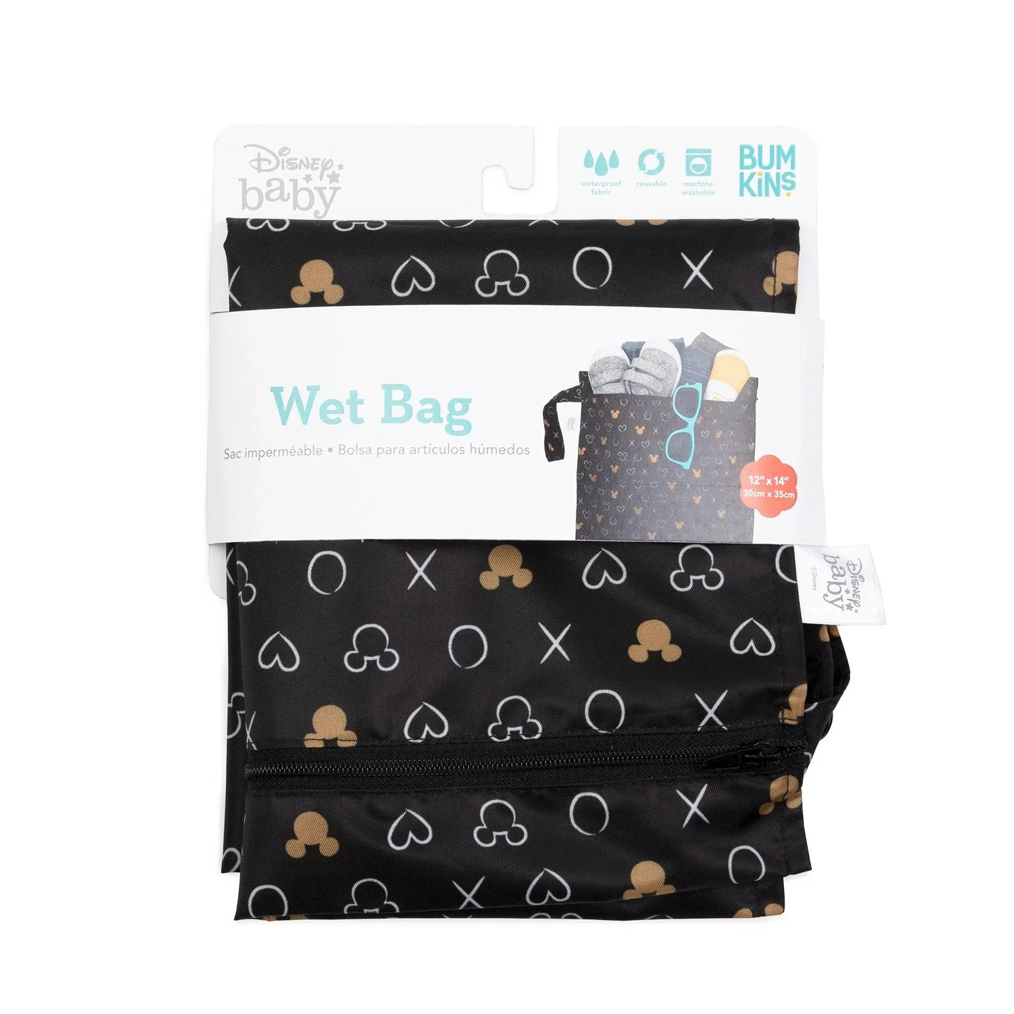 Wet Bag: Minnie Mouse Icon Black   White