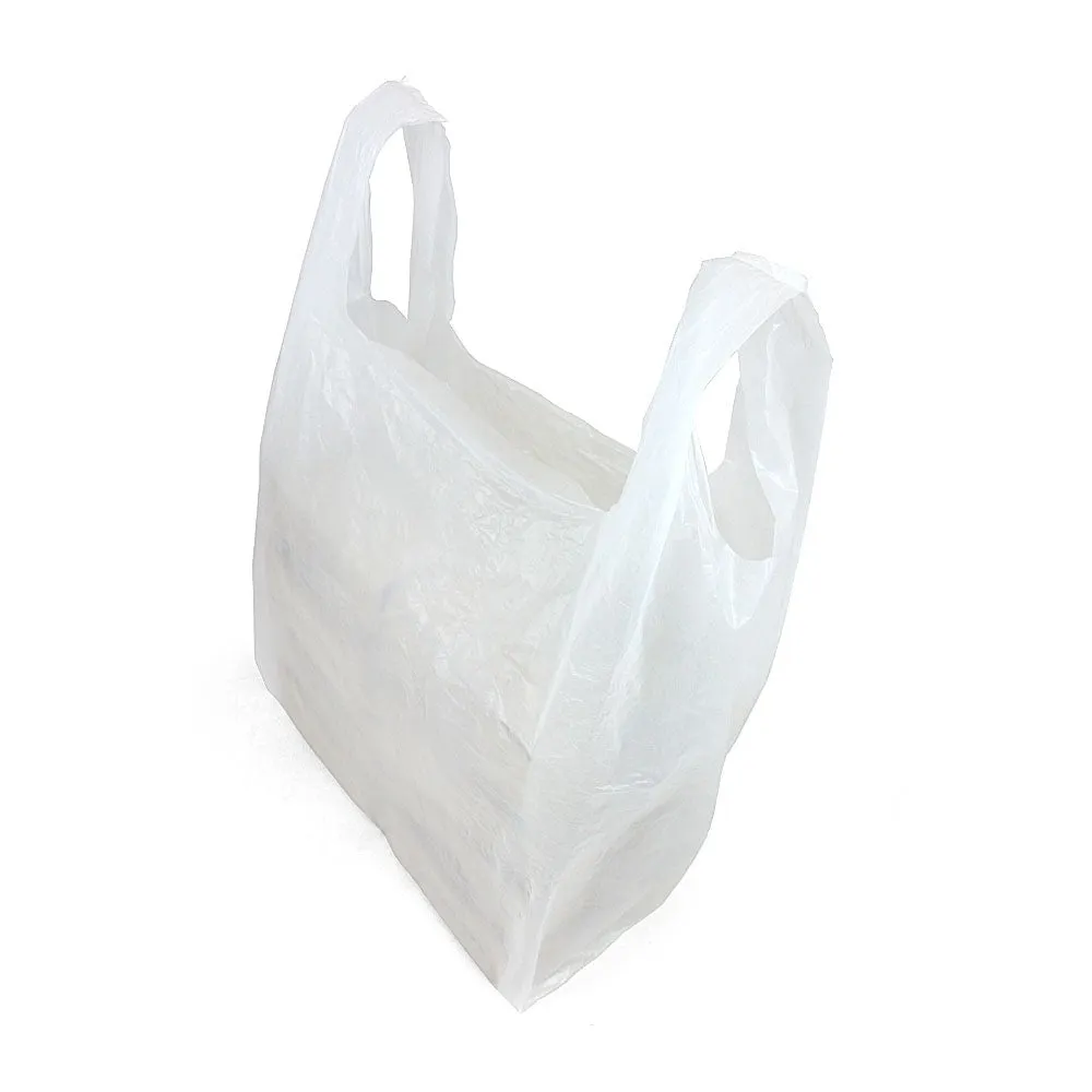 White Carrier Bags Non-Levy