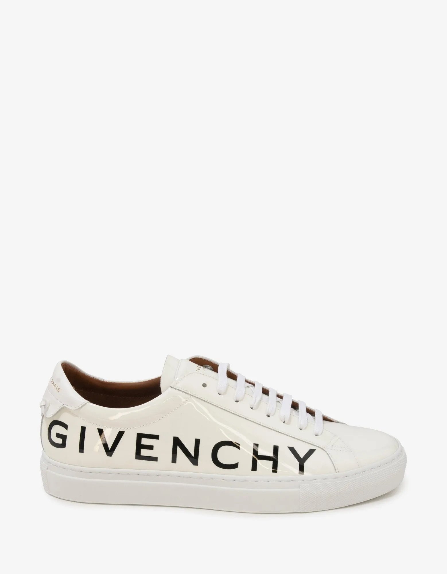 White Urban Street Leather Trainers