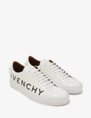 White Urban Street Leather Trainers