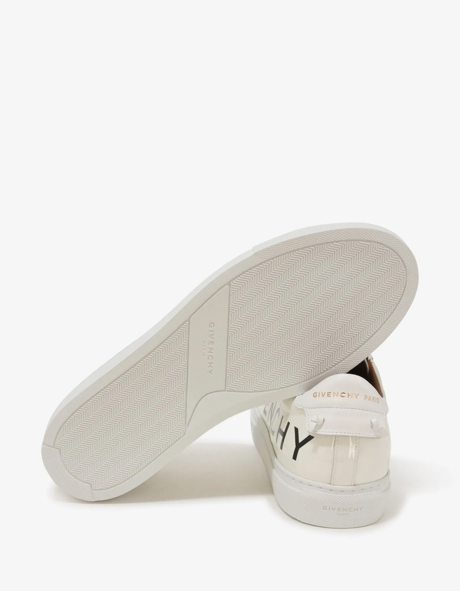 White Urban Street Leather Trainers