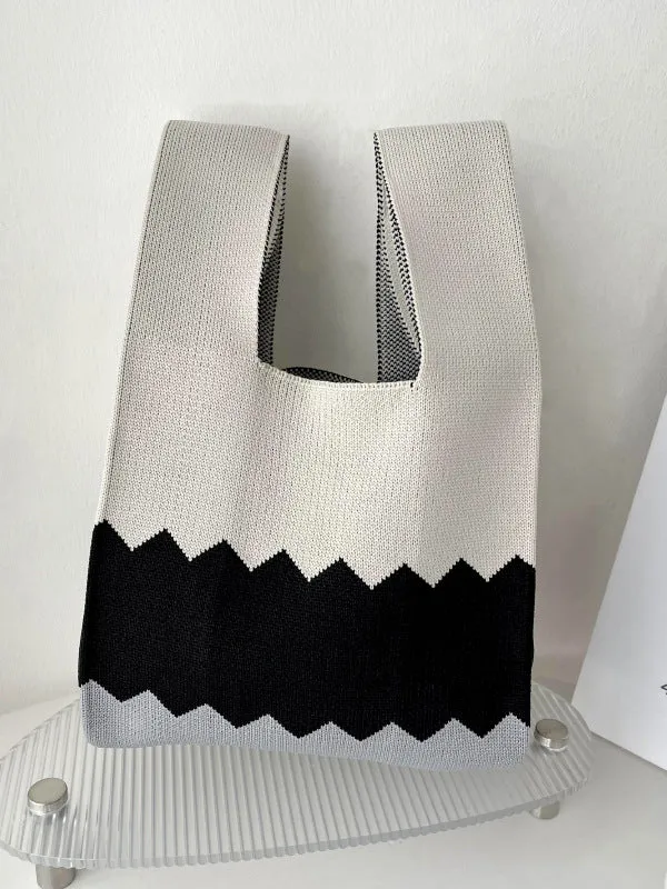 xakxx Urban Contrast Color Bags Accessories Handbags