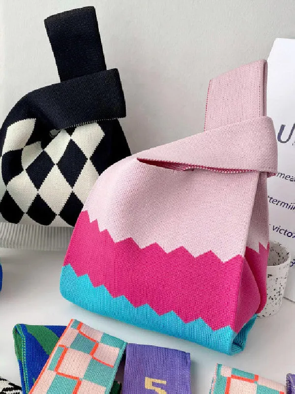 xakxx Urban Contrast Color Bags Accessories Handbags